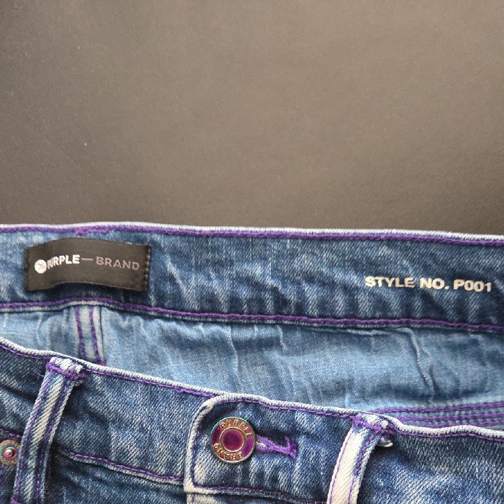 Purple Brand Men's Skinny Jeans - Blue